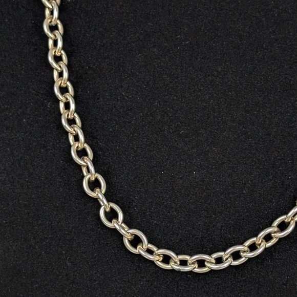 V. Sturdy Metal Chain Necklace - Picture 3 of 6
